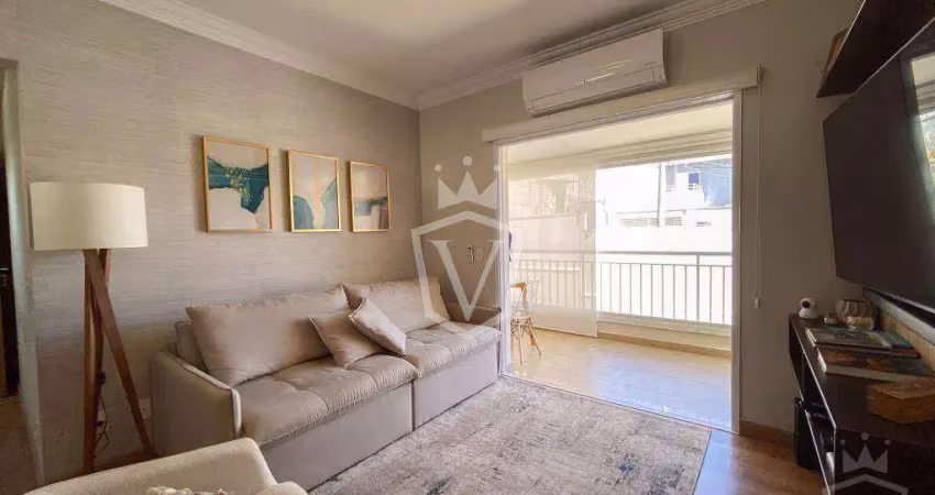Apartamento com 3 dormitórios à venda, 98 m² por r$ 957.000,00 - parque da represa - jundiaí/sp
