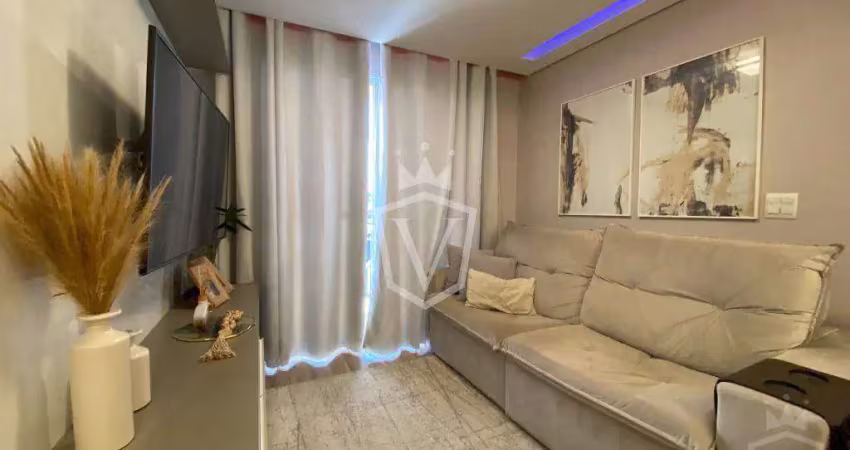 Apartamento com 2 quartos à venda, 54 m²  - jardim planalto - jundiaí/sp