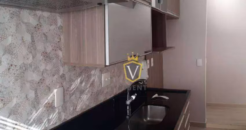 Apartamento com 2 dormitórios para alugar, 60 m² por r$ 2.628,00/mês - medeiros - jundiaí/sp