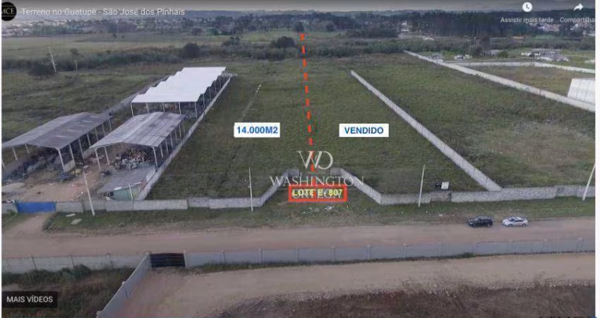 Área à venda, 14022 m² por R$ 2.730.000,00 - Guatupê - São José dos Pinhais/PR