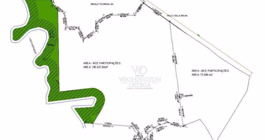 Área à venda, 26883768 m² por R$ 16.399.098,48 - Roseira de São Sebastião - São José dos Pinhais/PR