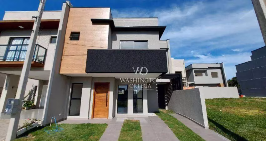 Sobrado com 3 dormitórios à venda, 115 m² por r$ 729.000,00 - costeira - são josé dos pinhais/pr