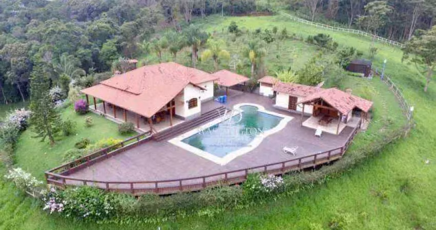Haras com 10 dormitórios à venda, 968000 m² por r$ 9.000.000,00 - teresópolis - teresópolis/rj
