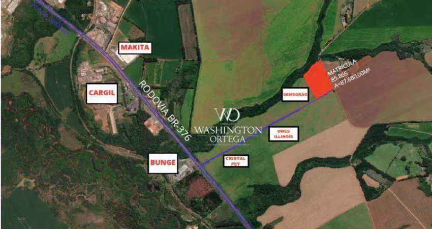Área à venda, 87680 m² por r$ 8.346.700,00 - cará-cará - ponta grossa/pr