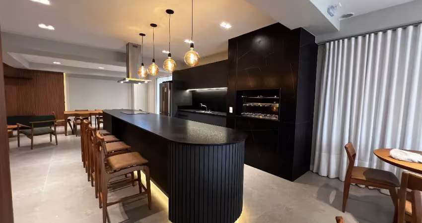 Apartamento moderno com 2 dormitórios e vista mar no jardim eldorado!