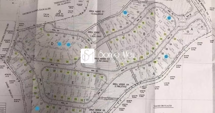 Venda - 861m² terreno Condomínio Altos da Quinta - SJC