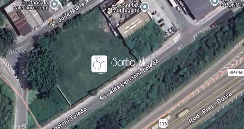 Terreno 3.000 m² em excelente localização, marginal rod. dutra - jacareí