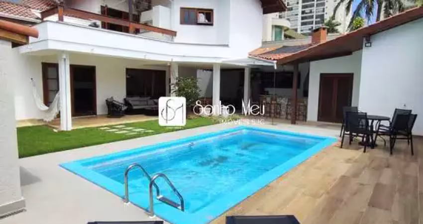 Venda ou locação casa maravilhosa 4 suítes-cond. fechado - jd. aquarius ii