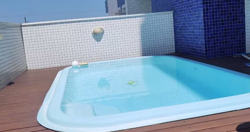 Maravilhoso apartamento garden à venda no condomínio ponta da praia, de frente para o mar