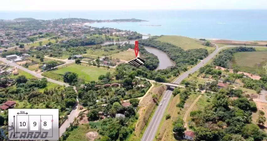 Lote / terreno à venda com acesso à lagoa e vista mar em meaipe, guarapari es