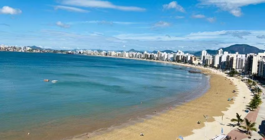 Apartamento 4 suítes  à venda de frente mar da Praia do Morro, Guarapari - ES