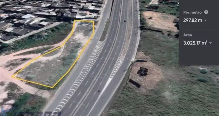 Lote / terreno à venda de 3000 m², as margens da rodovia do sol, são conrado, vila velha es.