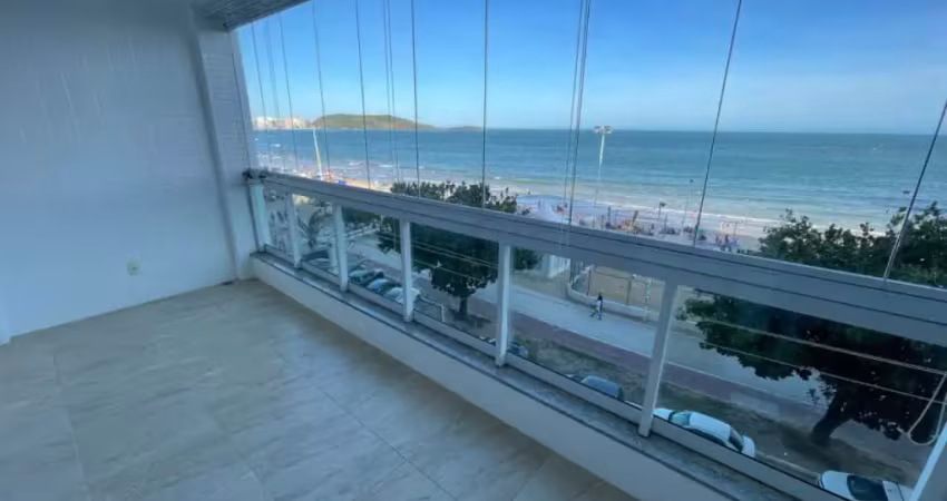 Apartamento 3 quartos, sendo 3 suítes à venda de frente para o mar da praia do morro, guarapari - es, possui uma área externa lindíssima.