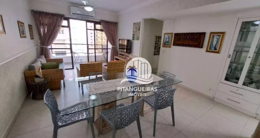 Apartamento com 3 dormitórios à venda, 99 m² - pitangueiras - guarujá/sp