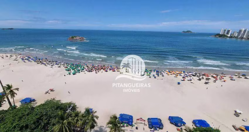 Pitangueiras - frente ao mar - 04 dormitórios (03 suítes) - 02 vagas em parqueamento.