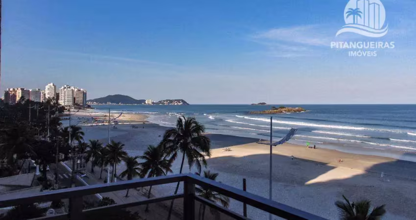 Apartamento com 4 dormitórios à venda, 200 m² por r$ 1.600.000,00 - pitangueiras - guarujá/sp
