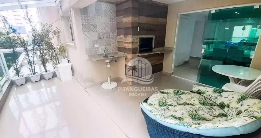 Pitangueiras - varanda gourmet - lazer - 02 vagas - próximo da praia.