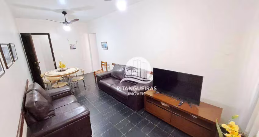 Apartamento com 2 dormitórios à venda, 80 m² por r$ 430.000,00 - pitangueiras - guarujá/sp
