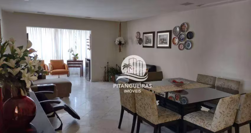 Apartamento com 3 dormitórios à venda, 180 m², barra funda - guarujá/sp