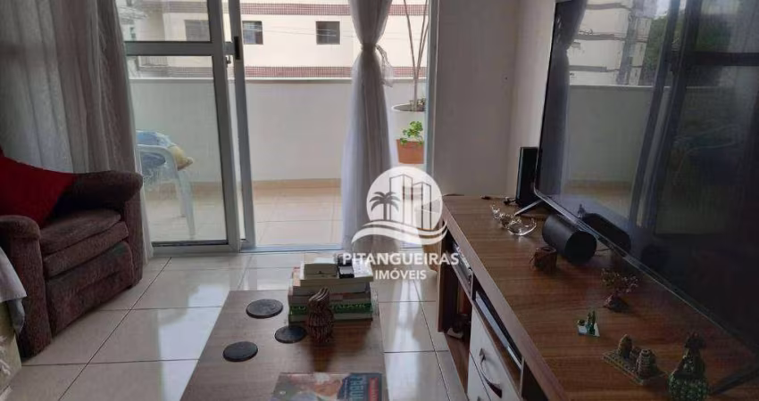 ÓTIMO APARTAMENTO NA PRAIA DE ASTÚRIAS, 3 DORMITÓRIOS. LAZER, 1 VAGA DE GARAGEM.