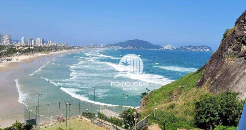 PITANGUEIRAS - FRENTE AO MAR, BELÍSSIMA VISTA DA PRAIA, LINDO APTO TOTALMENTE REFORMADO E DECORADO, 168 M² ÚTEIS, 02 VAGAS DE GARAGEM, LAZER.