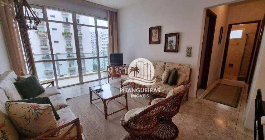 Apartamento com 2 dormitórios à venda, 90 m² - Pitangueiras - Guarujá/SP