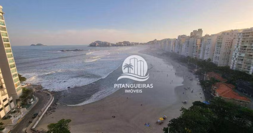 PITANGUEIRAS - FRENTE TOTAL AO MAR C/ MARAVILHOSA VISTA DA PRAIA DE PITANGUEIRAS E ASTÚRIAS, REFORMADO E DECORADO, 280 M² ÚTEIS, 02 VAGAS DE GARAGEM