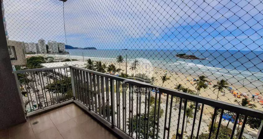 Apartamento com 2 dormitórios à venda, 100 m² - pitangueiras - guarujá/sp