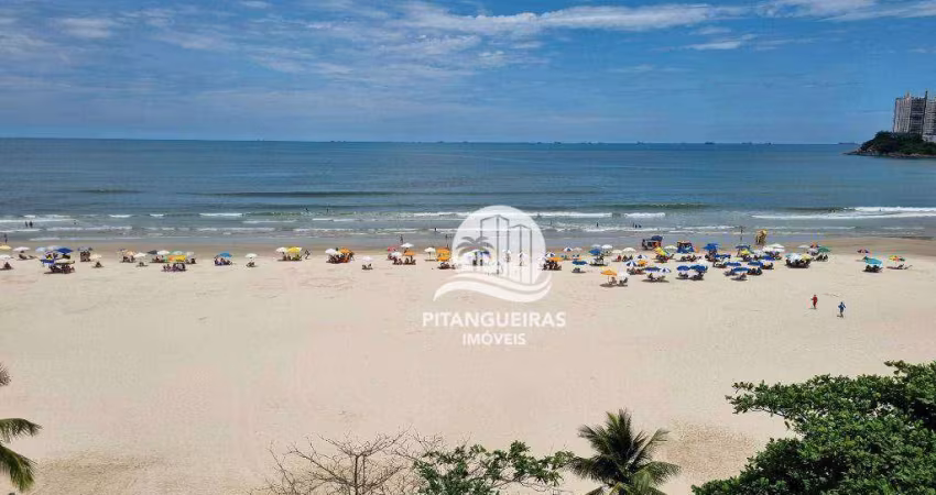 Apartamento com 2 dormitórios para alugar, 120 m² por R$ 6.002,00/mês - Pitangueiras - Guarujá/SP