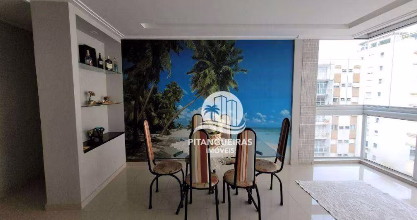 Apartamento com 4 dormitórios à venda, 113 m² - Pitangueiras - Guarujá/SP