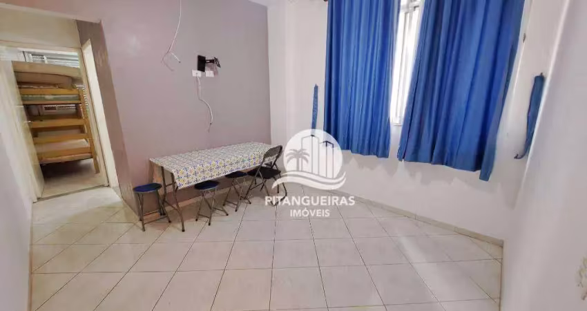 Apartamento com 1 quarto para alugar na Rua Santos, Pitangueiras, Guarujá