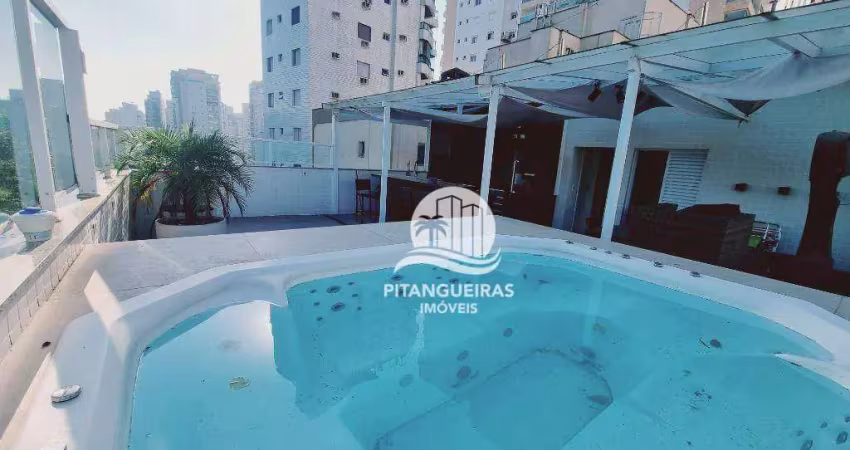 Cobertura com 4 dormitórios à venda, 230 m² - Astúrias - Guarujá/SP
