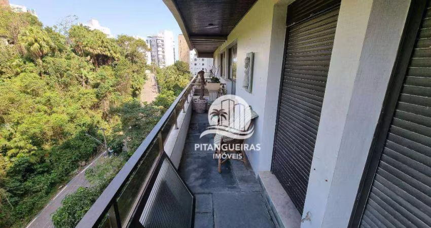Apartamento com 3 dormitórios à venda, 105 m²- Pitangueiras - Guarujá/SP