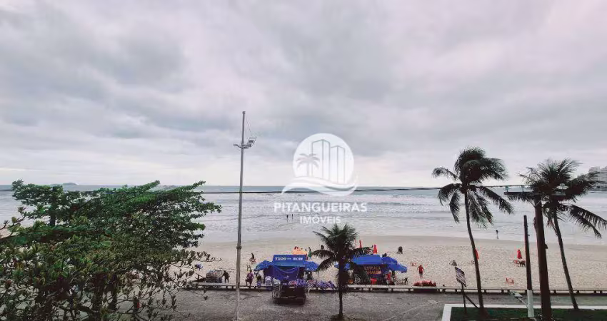 Apartamento com 3 dormitórios à venda, 200 m² - pitangueiras - guarujá/sp