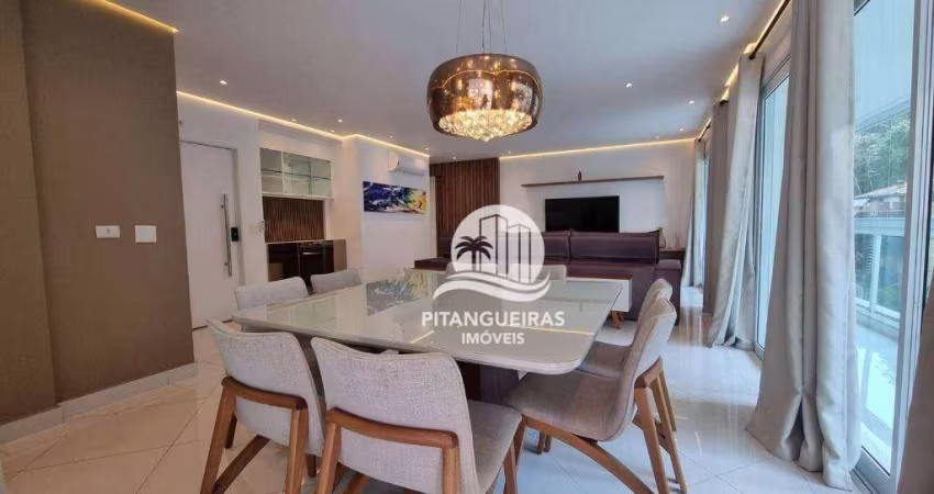 Apartamento com 3 dormitórios à venda, 175 m² por R$ 1.300.000,00 - Pitangueiras - Guarujá/SP