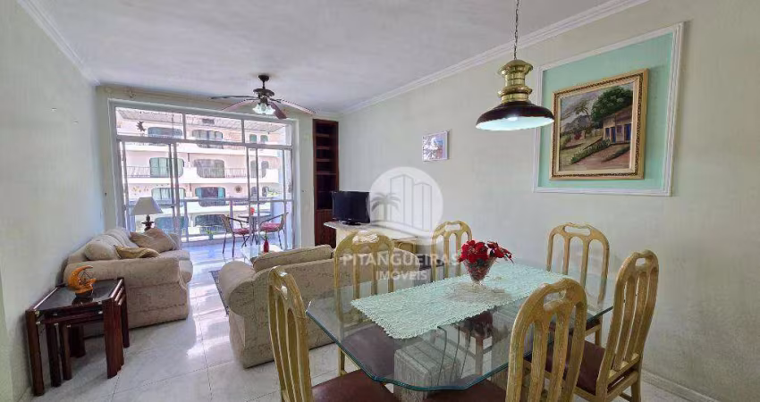 Apartamento com 3 dormitórios à venda, 124 m² por R$ 660.000,00 - Pitangueiras - Guarujá/SP