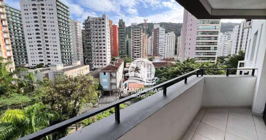Apartamento com 3 dormitórios à venda, 140 m² - pitangueiras - guarujá/sp