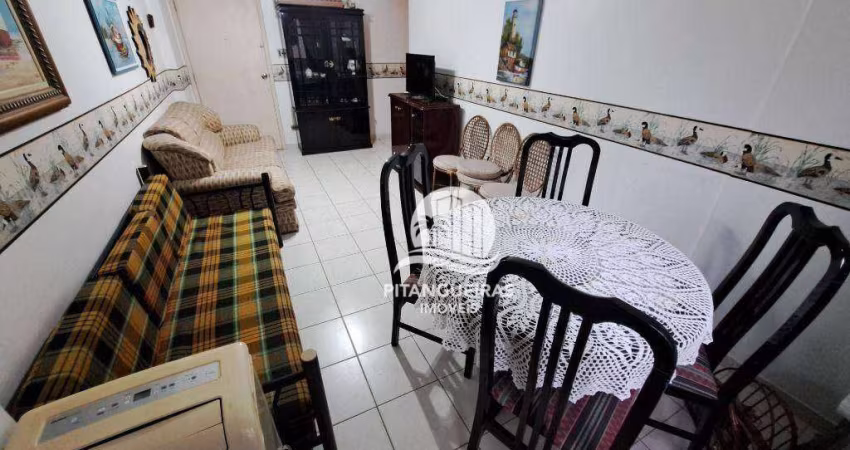 Apartamento 1 dormitório no Centro do Guarujá, 1 quadra da praia.