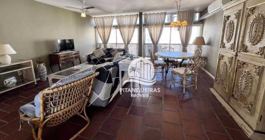 Apartamento com 4 dormitórios à venda, 134 m² - Pitangueiras - Guarujá/SP