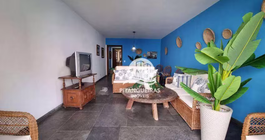 Apartamento com 3 dormitórios à venda, 134 m² - pitangueiras - guarujá/sp