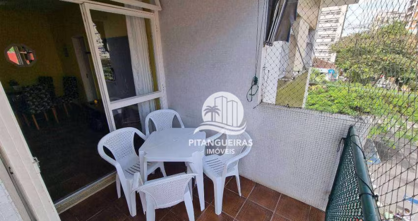 Apartamento com 3 dormitórios à venda, 100 m²- Pitangueiras - Guarujá/SP