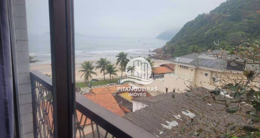 Lindo e aconchegante apartamento de 2 dormitórios na Praia do Tombo tendo uma maravilhosa vista para o Mar.