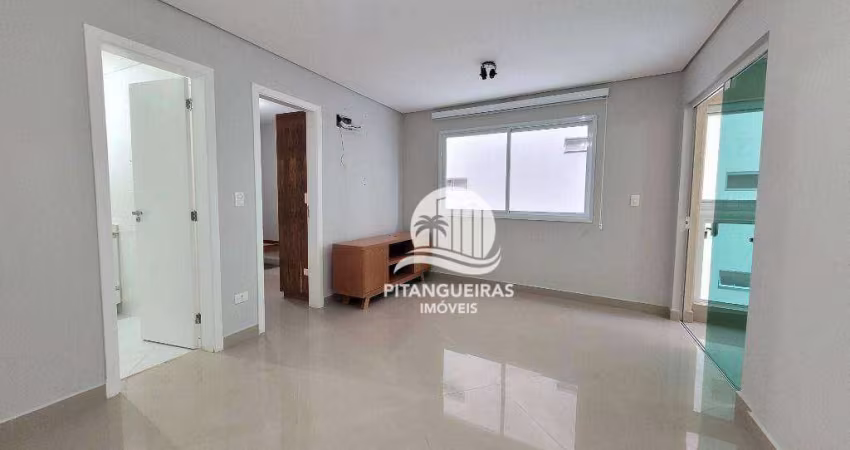 Apartamento com 1 dormitório à venda, 50 m² - Pitangueiras - Guarujá/SP