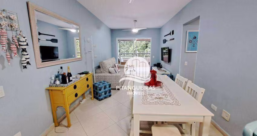 Apartamento amplo com 3 dormitórios 100 metros das Praias da Enseada e da Praia das Pitangueiras.