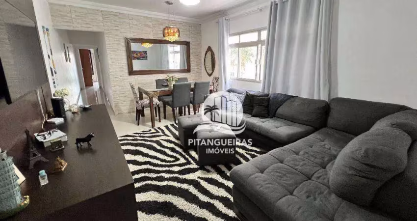 Apartamento com 2 dormitórios à venda, 90 m² - astúrias - guarujá/sp