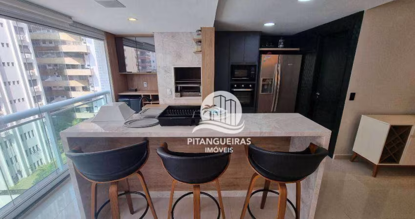 Apartamento com 3 dormitórios à venda, 109 m² - Pitangueiras - Guarujá/SP