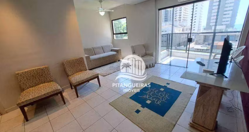 Apartamento com 3 dormitórios à venda, 120 m² - astúrias - guarujá/sp
