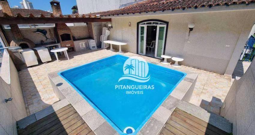 Cobertura Penthouse com Piscina e Churrasqueira,  2 dormitórios à venda, 180 m² - Astúrias - Guarujá/SP