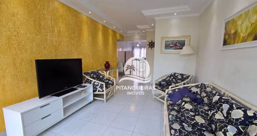 Apartamento com 3 dormitórios à venda, 110 m² - pitangueiras - guarujá/sp