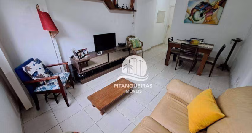 Apartamento com 1 dormitório à venda, 50 m² - Pitangueiras - Guarujá/SP